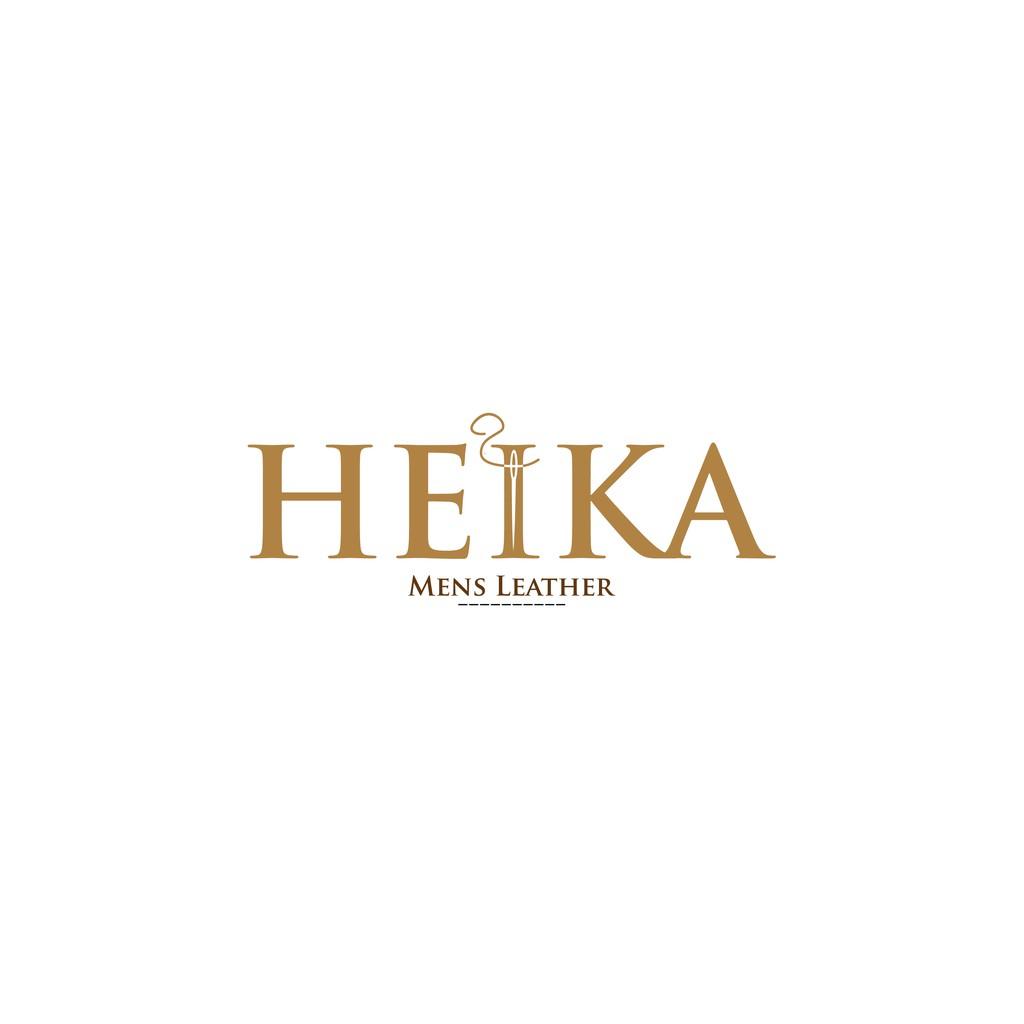 Ví nam da bò tối giản, lịch lãm thương hiệu Heika
