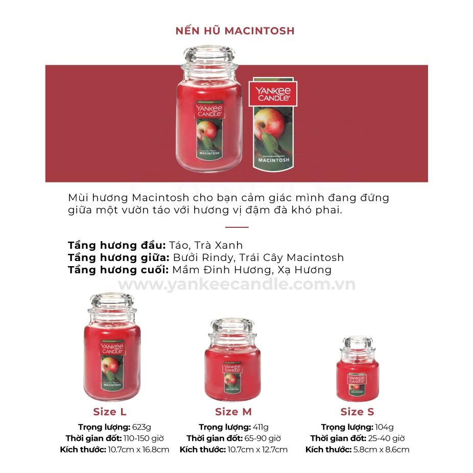 Nến hũ Yankee Candle size L - Macintosh