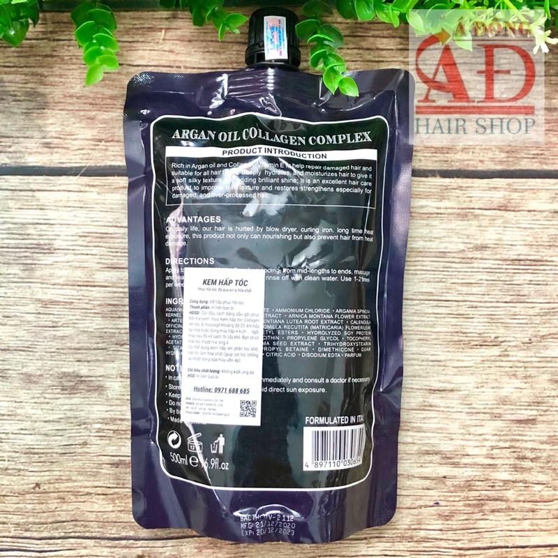 DẦU GỘI XẢ HẤP Ủ TÓC PHỤC HỒI SIÊU MƯỢT BERDYWINS ARGAN OIL COLLAGEN COMPLEX