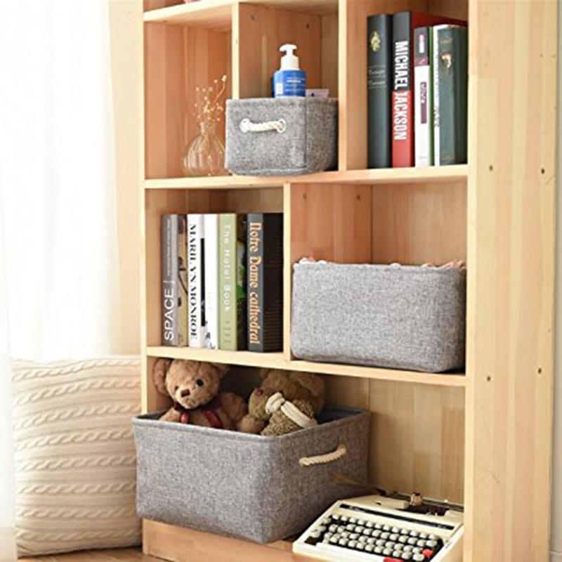 Giỏ Vải Đựng Quần Áo Có Quai Xách Tiện Lợi