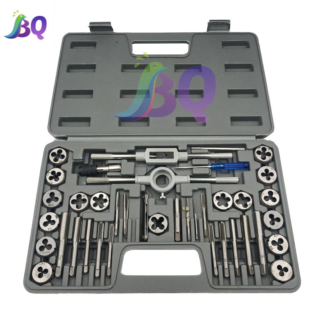Bộ taro tạo ren 40 chi tiết thép hợp kim cứng cao cấp