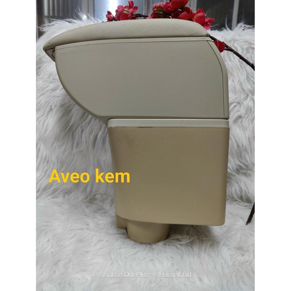 Hộp tỳ tay xe hơi Chevrolet Aveo JDZX-GTRA - 2 màu: Đen và Be