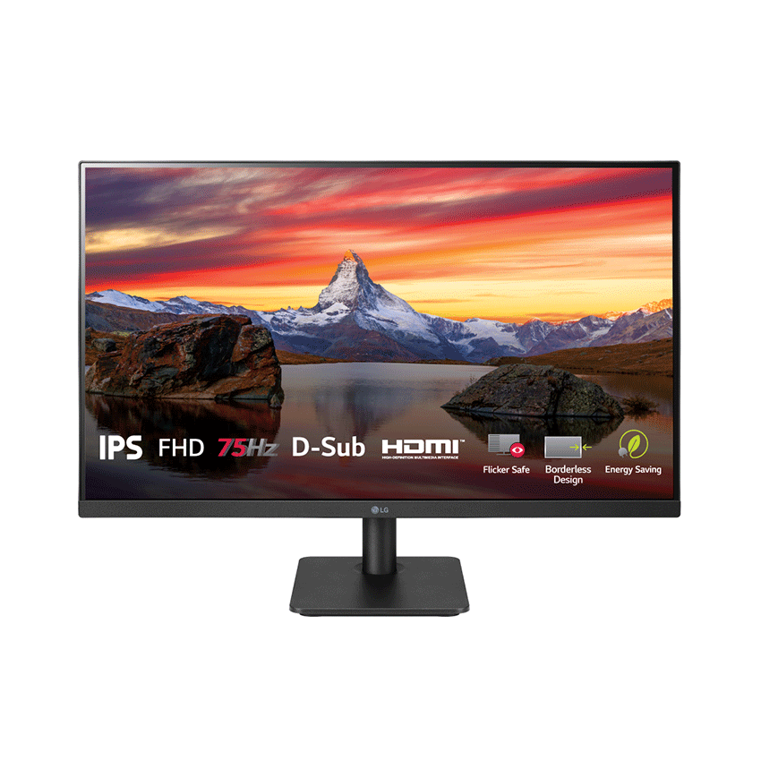 Màn hình LG 27MP400-B (27inch/FHD/IPS/75hz/5ms/250nits/HDMI+Dsub/Freesync) -Hàng Chính Hãng