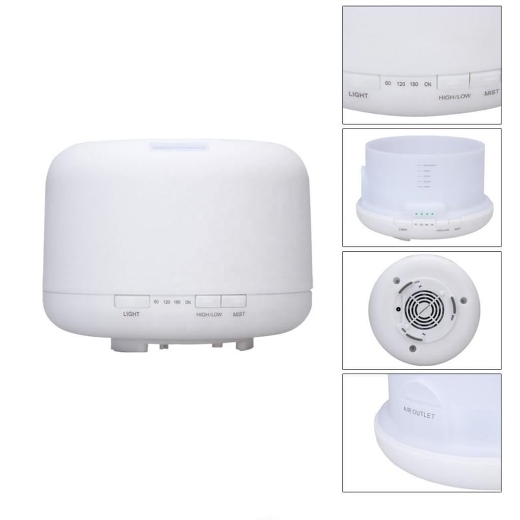 Máy xông tinh dầu - Máy phun sương khuếch tán tinh dầu TRỤ TRÒN cho phòng ngủ dung tích 850ml
