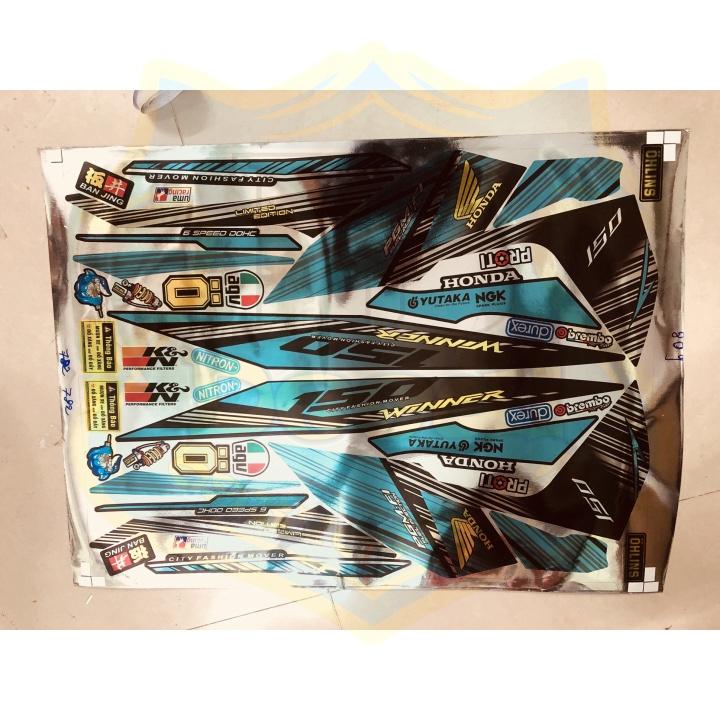 Tem rời dành cho winner gtr crom đen