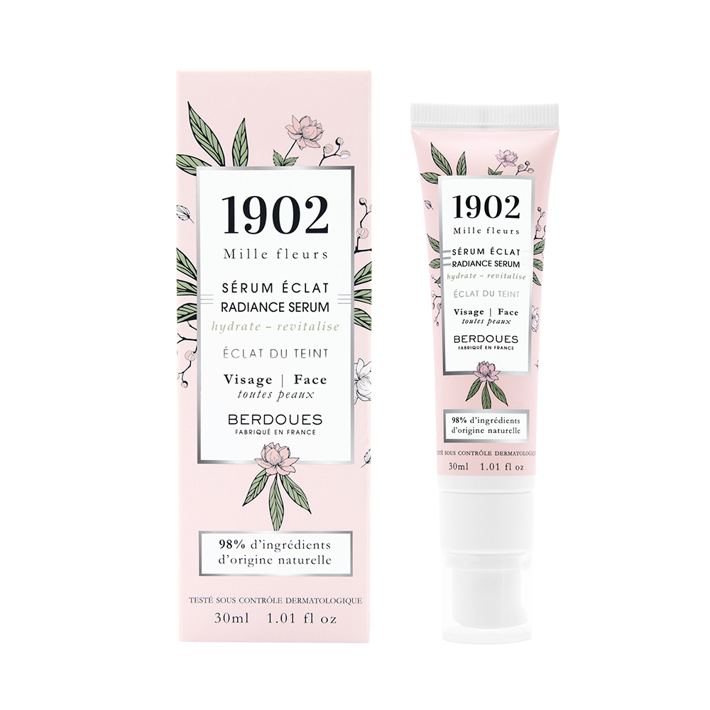 Serum dưỡng trắng sáng da hương nước hoa Berdoues 1902 Mille Fleurs Radiance Serum 30ml + Tặng Kèm 1 Sữa Tắm Berdoues 1902 Shower 50ml