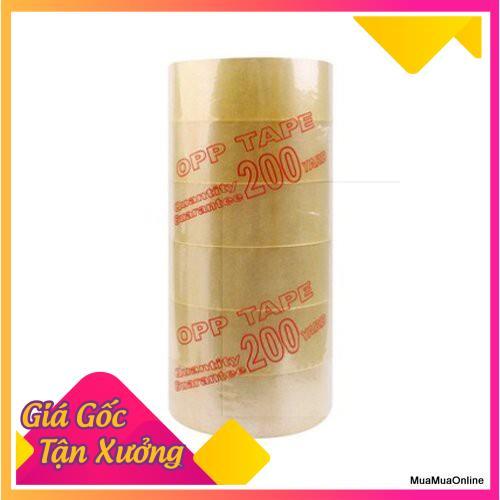 Cây 6 Cuộn Băng Keo Trong 200 Yard Loại 2kg  TP'S
