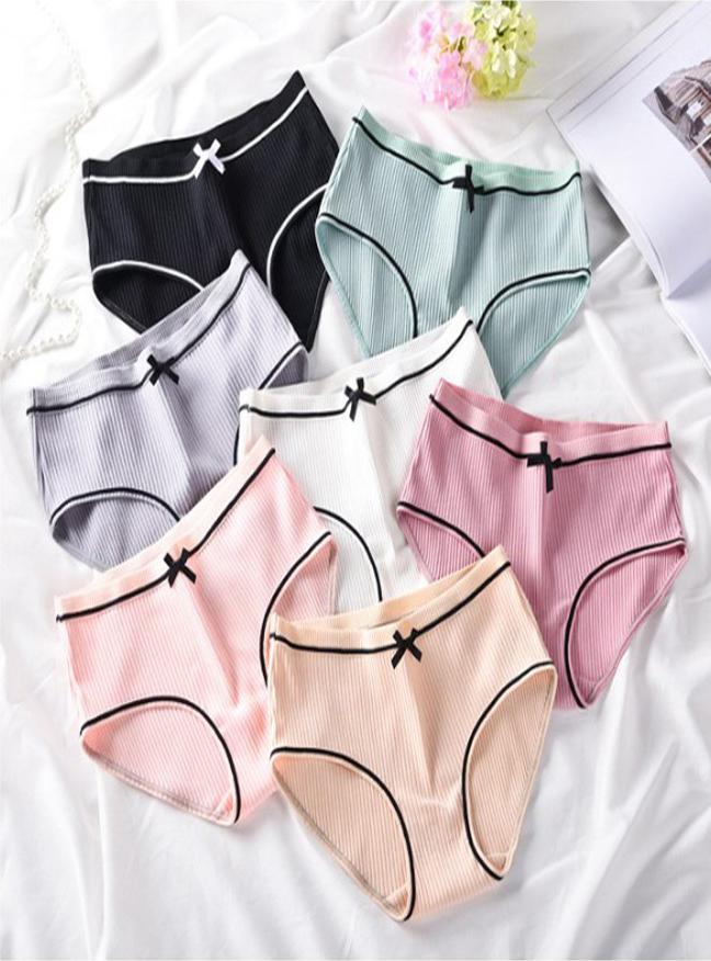 SET 5 QUẦN LÓT GÂN TĂM ĐÍNH NƠ