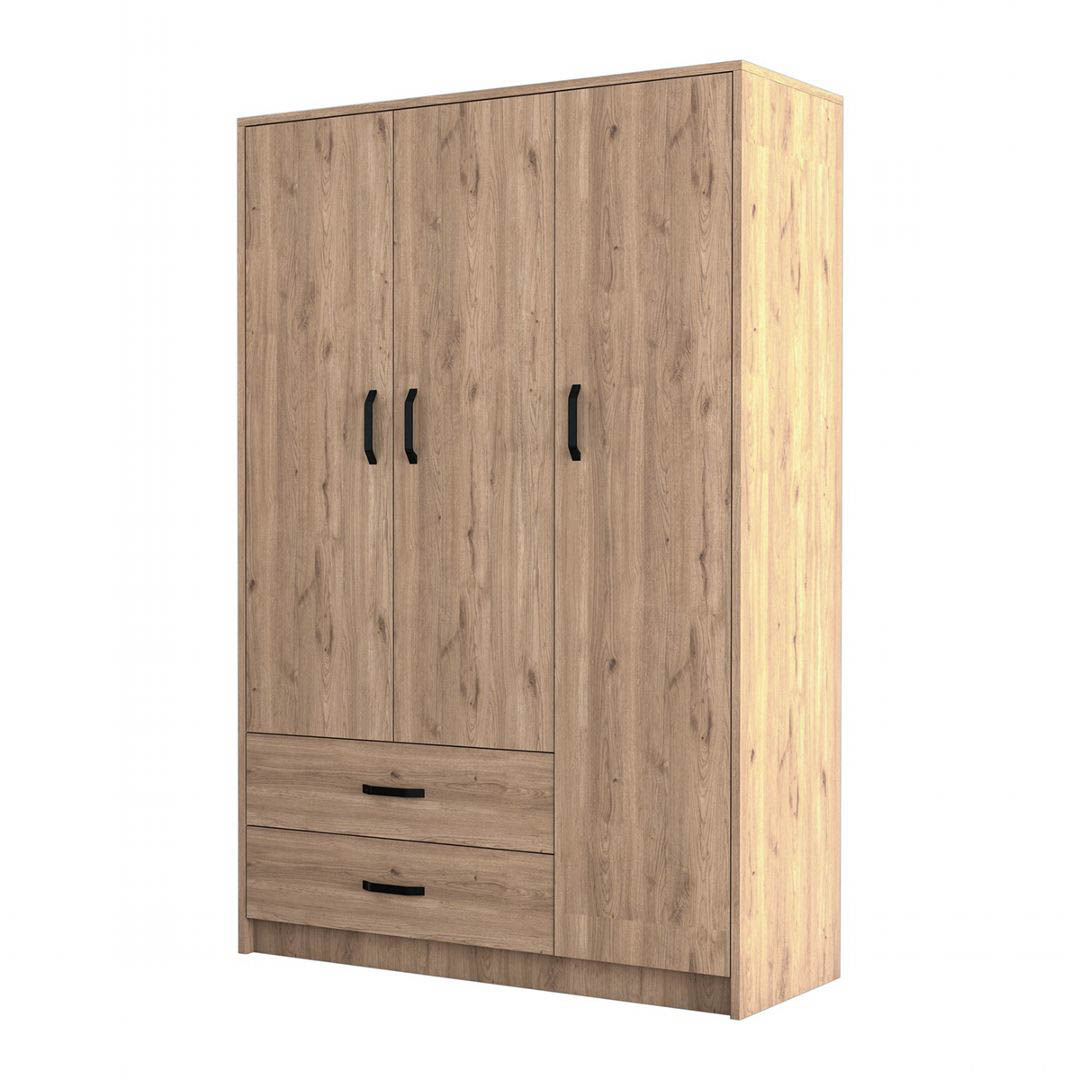 Tủ quần áo gỗ hiện đại SMLIFE Curatu | Gỗ MDF dày 17mm chống ẩm | D120xR48xC180cm