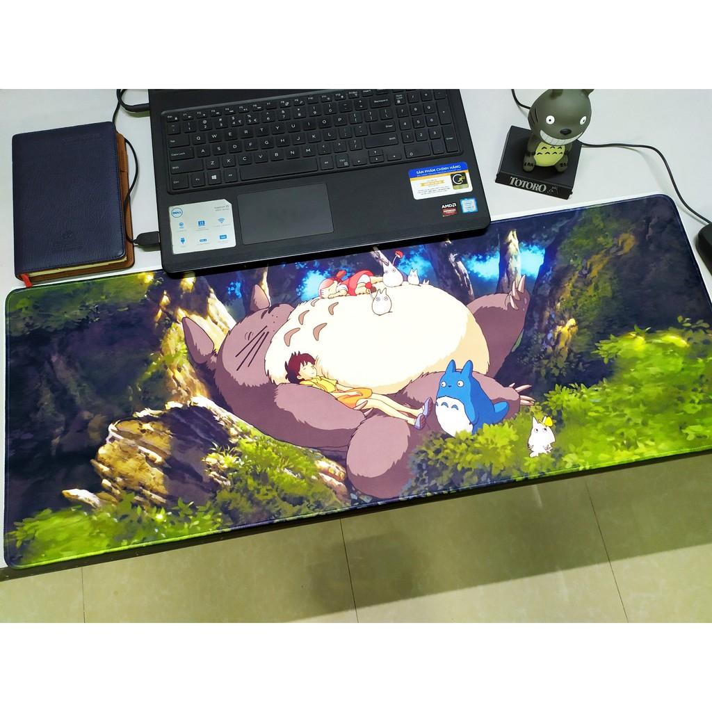 Lót chuột, bàn di chuột cỡ lớn ANIME TOTORO 80x30/90x40 cm, siêu DÀY