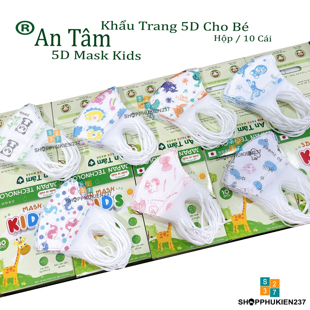 [HCM-GIÁ SỈ]  Khẩu Trang Y Tế 5D Cho Bé  Khẩu trang 5D cho trẻ em,3 lớp,nhiều họa tiết,chính hãng,an toàn cho bé