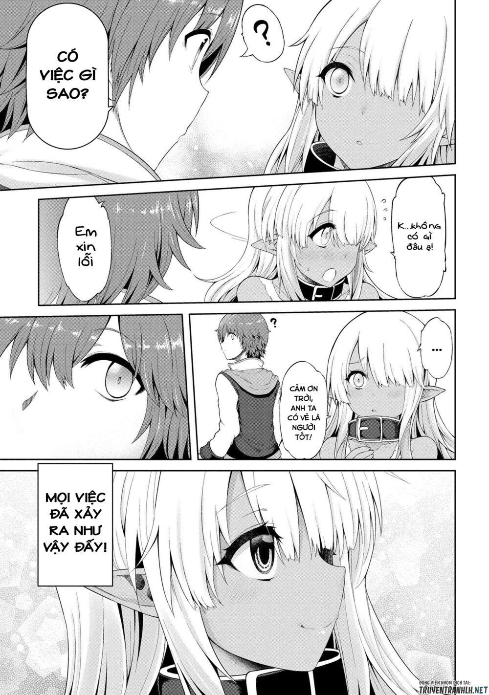 ngôi nhà của tôi đã bị đốt cháy, thế thì tại sao tôi không dùng hết số tiền còn lại để mua nô lệ dark elf? chapter 1 31