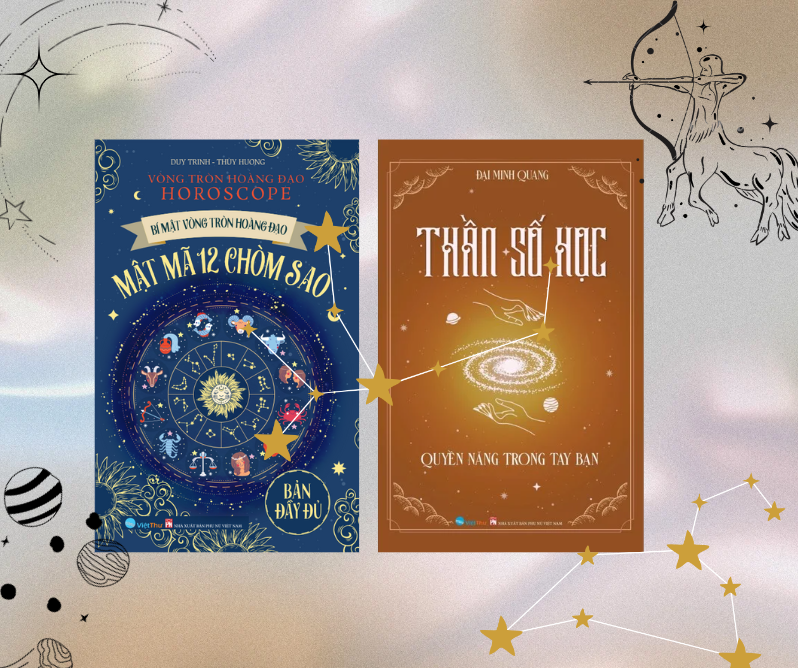 Sách - Combo 2 Cuốn: Thần Số Học + Vòng Tròn Hoàng Đạo HOROSCOPE Giải Mã Bí Mật 12 Chòm Sao (TB) (VT)