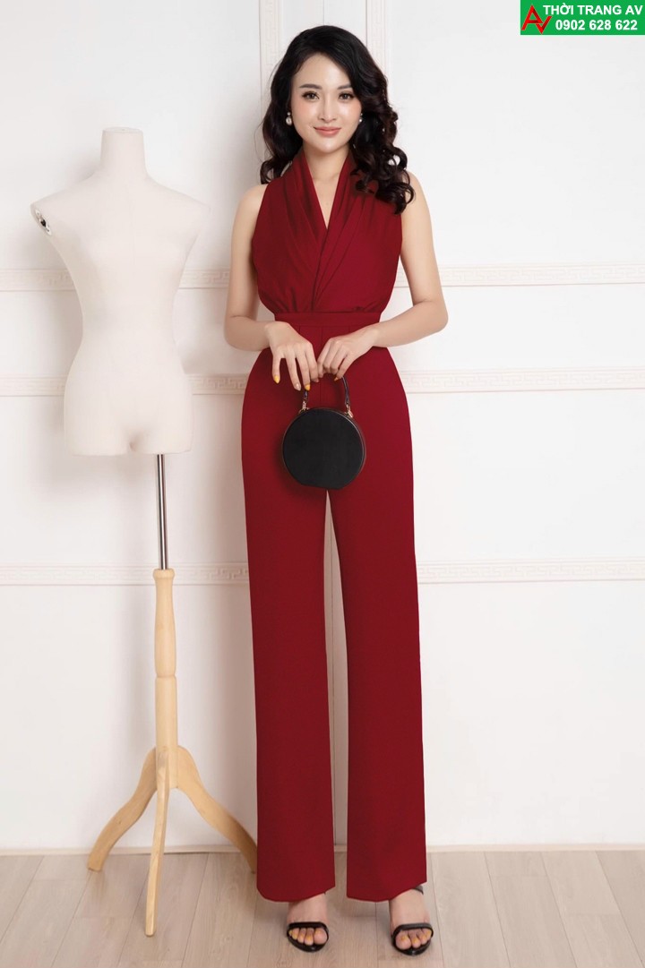 JUMPSUIT CỔ V JANY