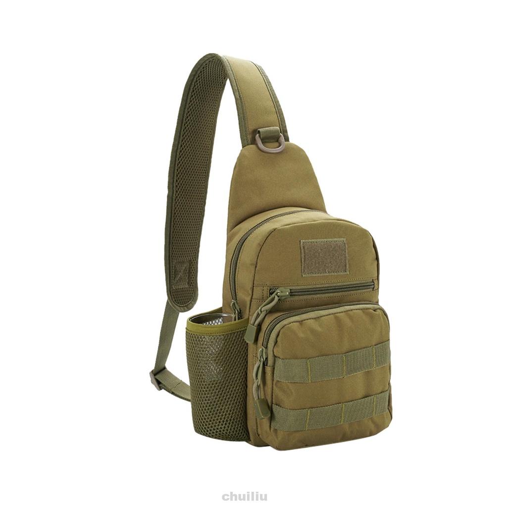 Túi đeo chéo ngực kèm giá đỡ chai nước có thể điều chỉnh cho nam