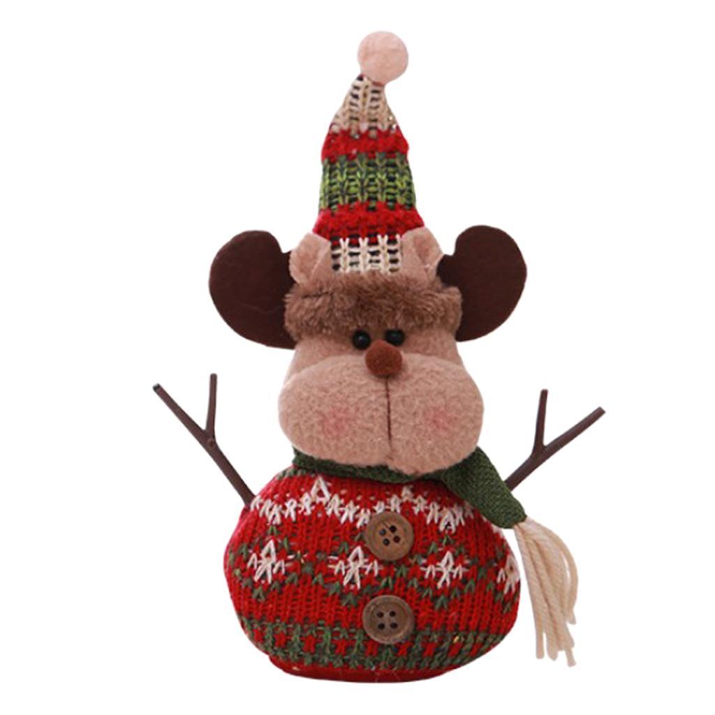Christmas Knit Plush Doll Gift Toy Christmas Ornament Home Decor