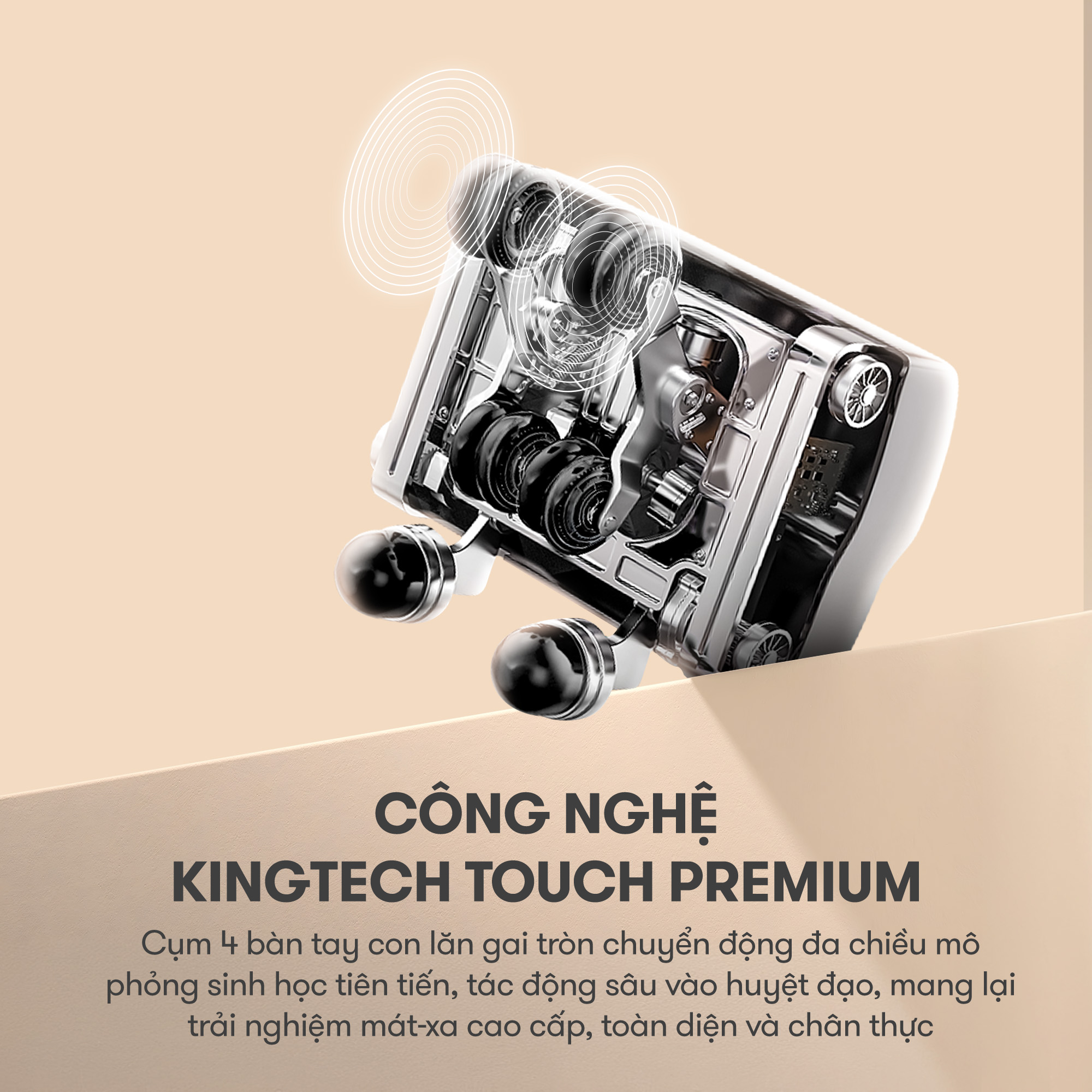 [Miễn phí lắp đặt] Ghế Massage KINGSPORT Deluxe G10 Công Nghệ Sóng Âm Kingsonic, 30 Bài Tập Chuyên Nghiệp
