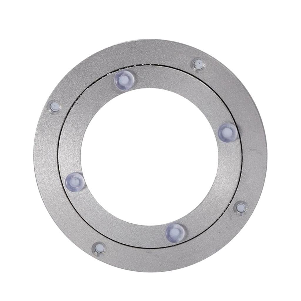 2pcs Round Turntable Bearing 5/16 Thick Heavy Duty Swivel Plate 4/10inch