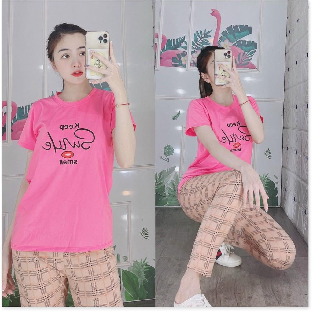 SET BỘ THUN NỮ QUẦN DÀI SIÊU XINH,HỌA TIẾT ÁO VÔ CÙNG XINH XẮN MẪU MỚI NHẤT HIỆN NAY