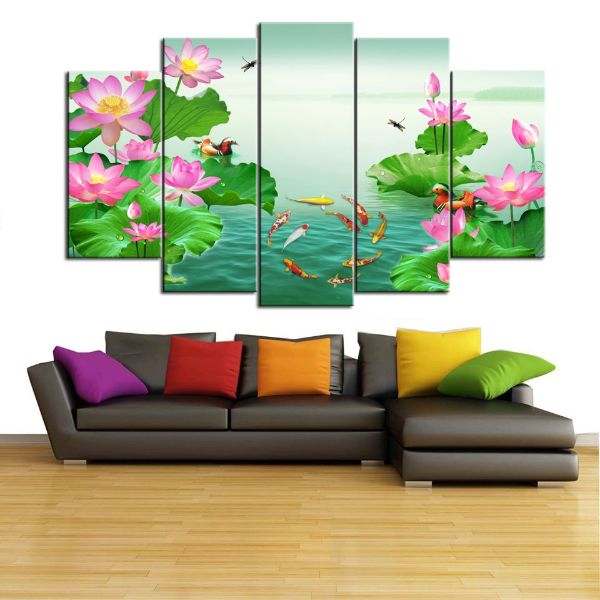 Tranh Treo Hoa Sen |Mẫu 1
