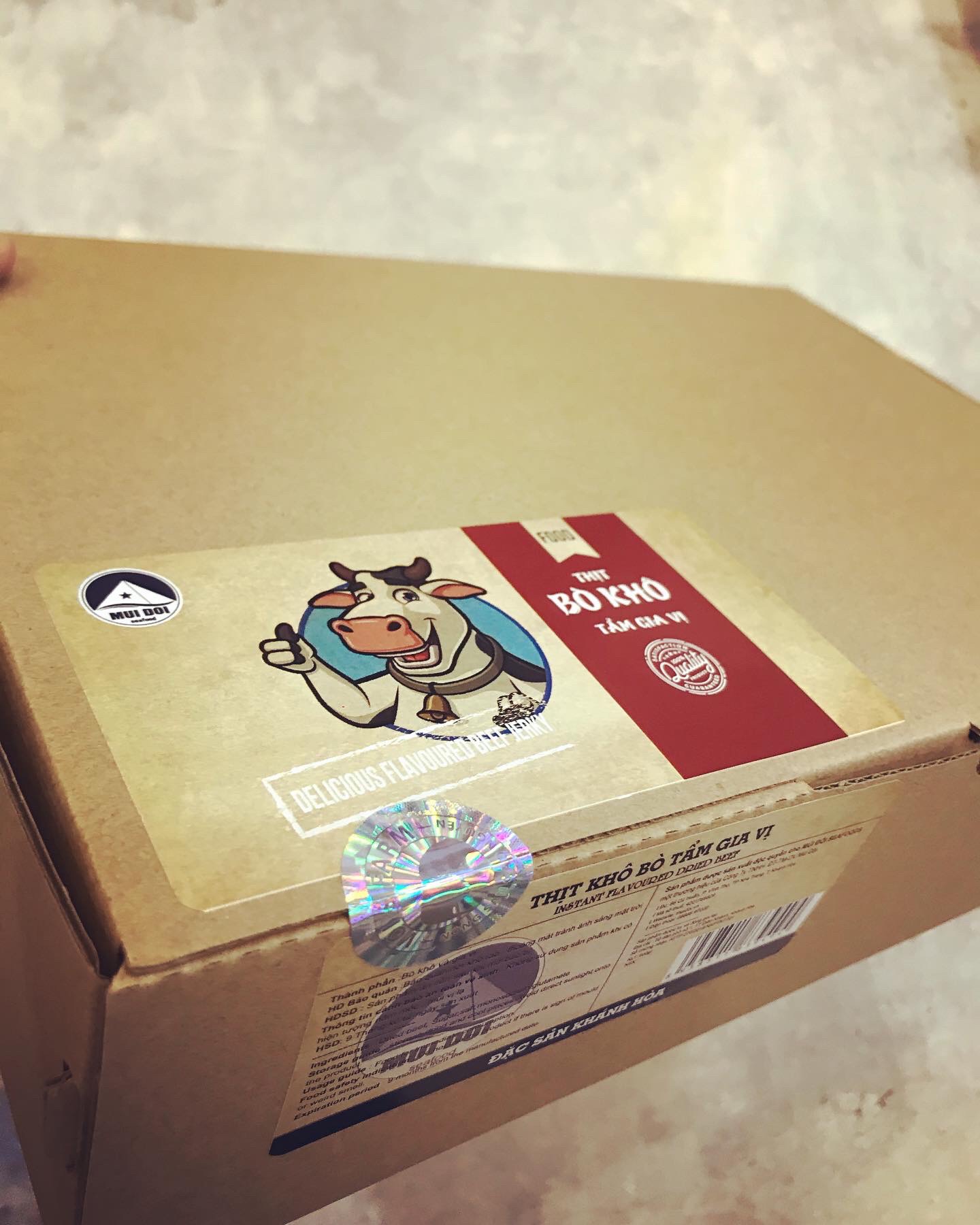 Khô bò NÚI - Đặc Sản Khánh Hoà - Túi 500g