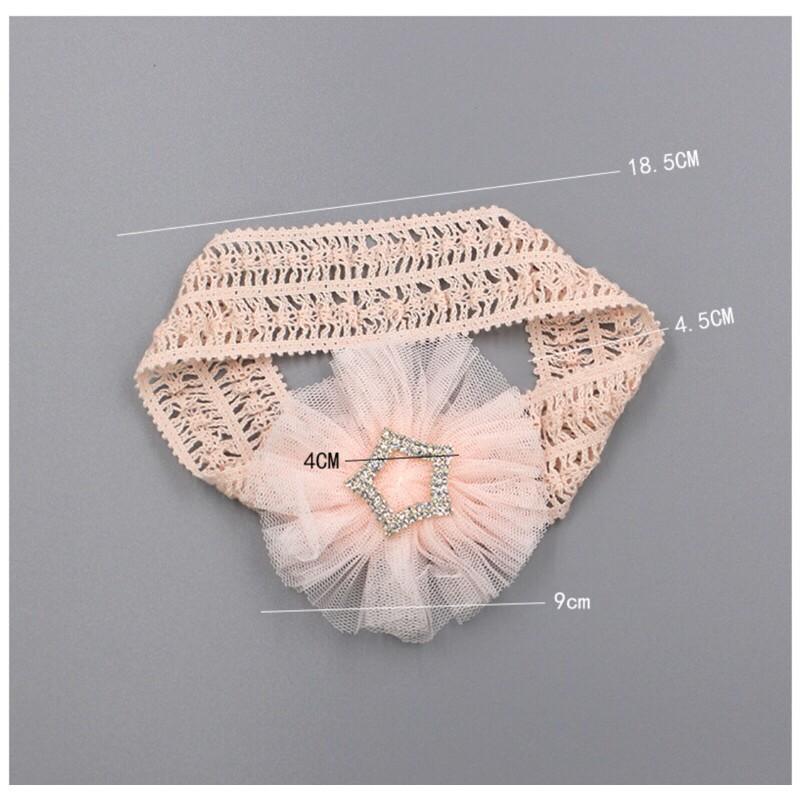 BĂNG ĐÔ TURBAN CHO BÉ GÁI 0-6 THÁNG