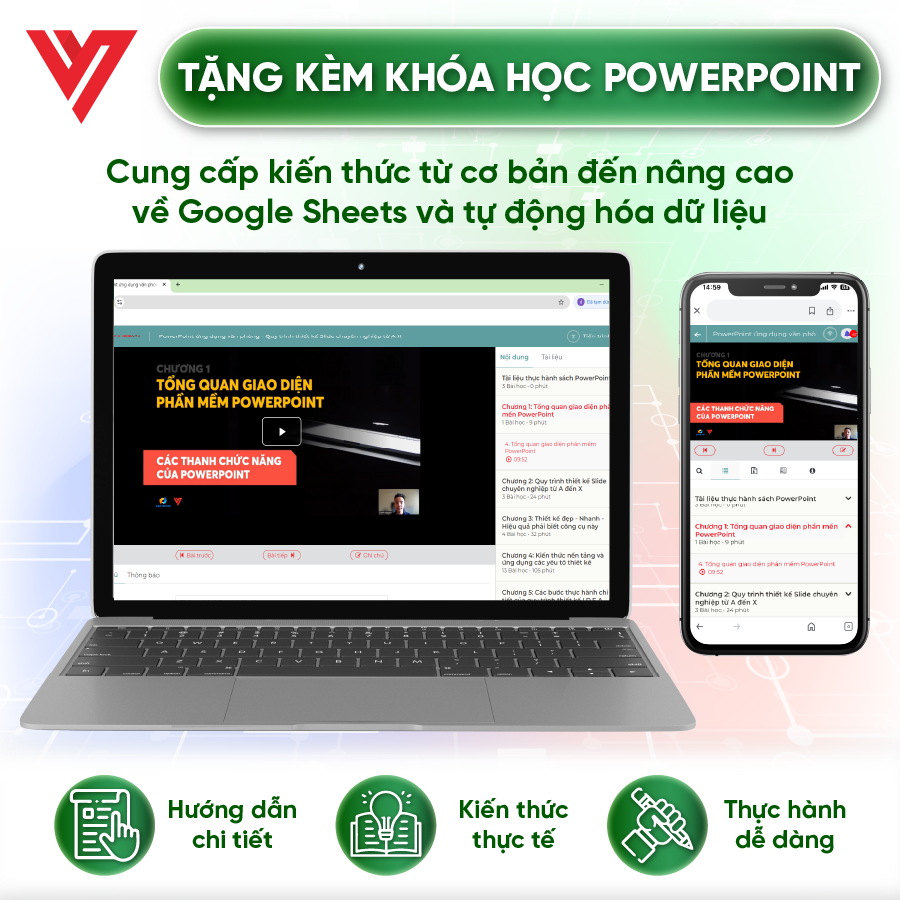 Combo 2 Sách Power Point - 150 Thủ Thuật ĐÀO TẠO TIN HỌC Ứng Dụng Văn Phòng Kèm Video Khoa Học Online