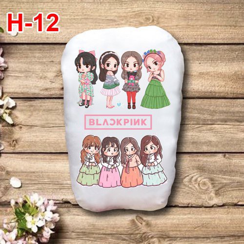 Gấu ôm blackpink 2 mặt ảnh 22-50cm/ gối ngủ kpop blackpink