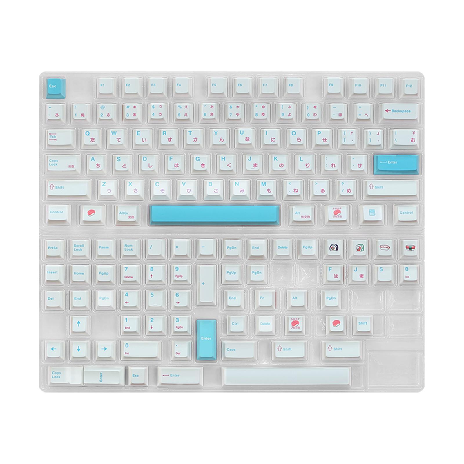 135 Keys PBT Japanese for XDA Profile for Gaming Mechanical Keyboard