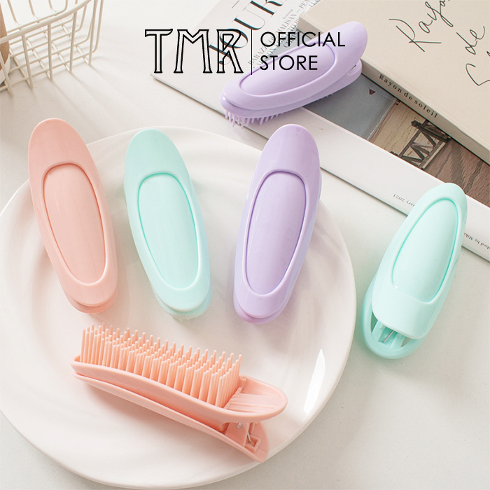 [2 set] Kẹp Phồng Chân Tóc Thanh Răng Lược Size Lớn Dream Pastel, Thiết Kế Chống Trượt Chính Hãng TMR