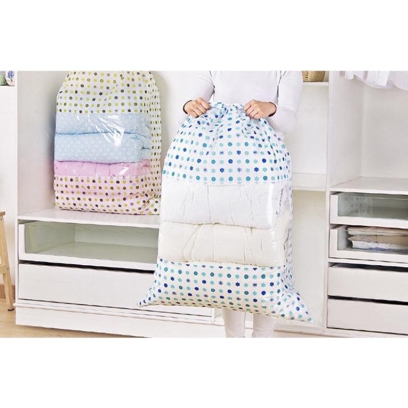 Túi Vải Không Dệt Đựng Chăn Màn Kích Thước 70cm x 100cm - Túi Rút Loại To Đựng Vật Dụng Gia Đình