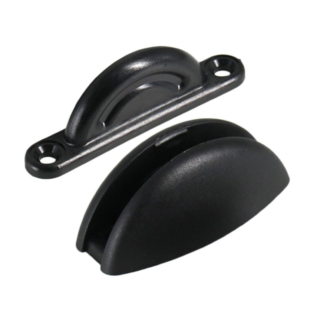 Door Catch Stopper Latch for Cabinet RV Motorhomes Caravan Cargo Black
