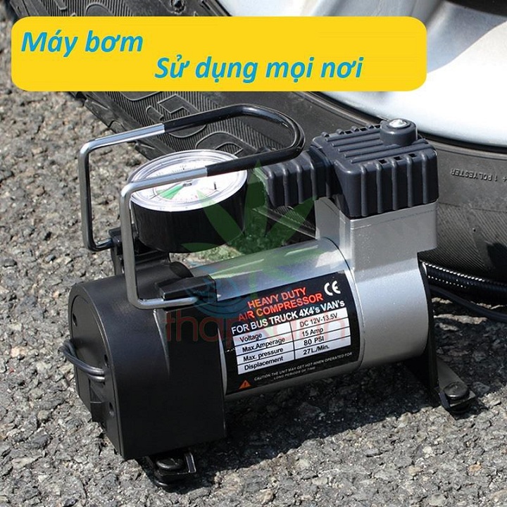 Máy bơm lốp oto mini siêu khỏe