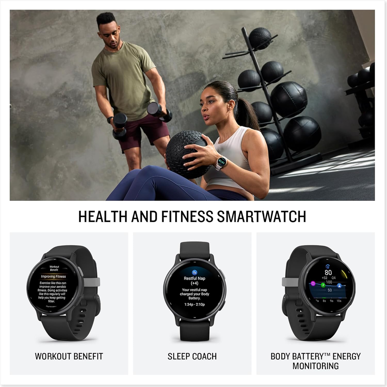 Đồng hồ thông minh Garmin Vivoactive 5 - Hàng chính hãng