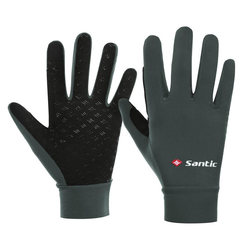 Santic Găng Tay Xe Đạp Nam Xe Đạp MTB Ấm Plus Lông Cừu Màn Hình Cảm Ứng Chống Lạnh Xe Đạp Full Ngón Mùa Đông Kích Thước Châu Á W0P079 Color: W0P079H Size: XL