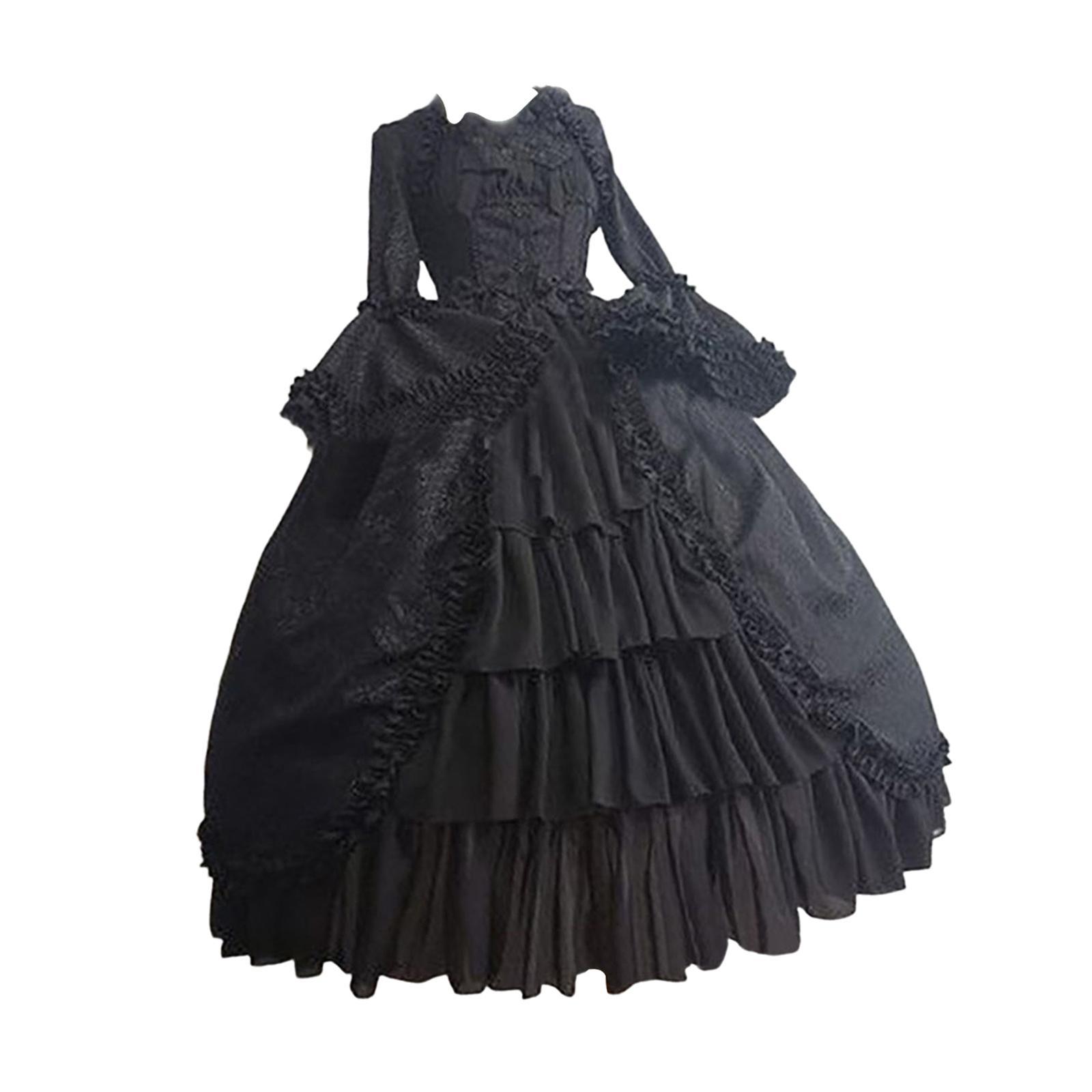 Lady Ball Dress Gothic Dress Halloween Costume Fancy Dress Costume for Masquerade Ball