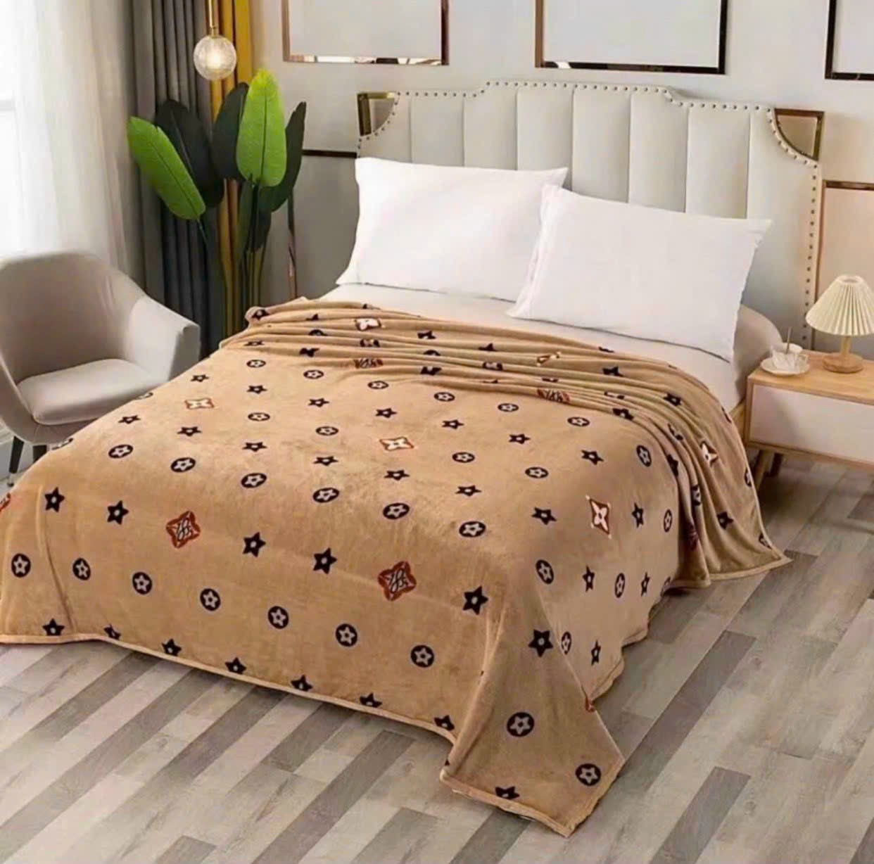 Chăn lông tuyết sữa hàn quốc in hình siêu đẹp siêu mềm mịn kích thước. 2mx2m2