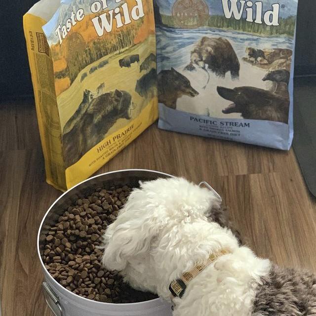 Thức Ăn Cho Chó Poodle Taste Of The Wild Bao 2kg - Pacific Stream Cannie Cá Hồi Xông Khói, Rau Củ Quả