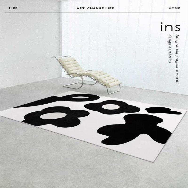 Thảm Trải Sàn Phòng Khách/Phòng Ngủ Phong Cách Bắc Âu Có Thể Giặt Sạch Tiện Dụng