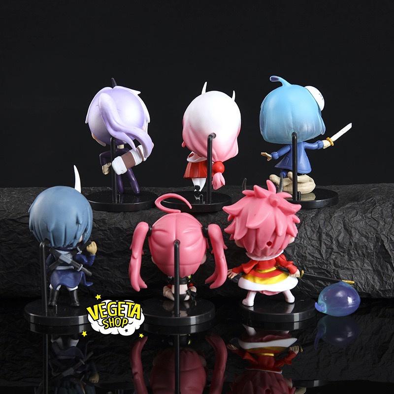 Mô hình Chuyển sinh thành Slime - Rimuru Tempest Shion Benimaru Milim Nava Souei Shuna - Cao 6~7cm - Anime Manga Slime