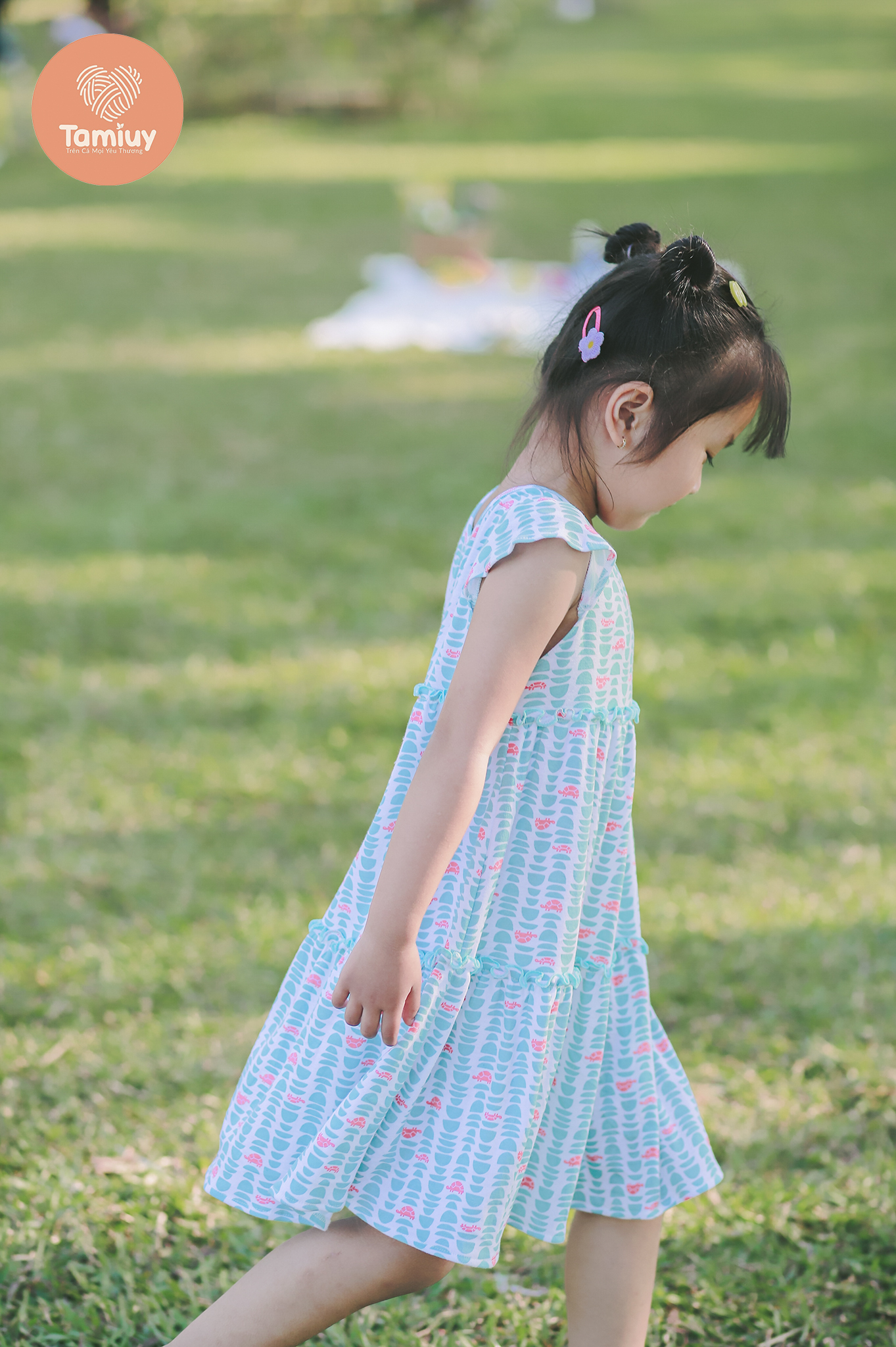 Đầm Thun Baby Doll Bé Gái Tamiuy Họa Tiết Chất Vải Thun Cotton Thoải Mái Dễ Thương Cho Bé 1-10 Tuổi