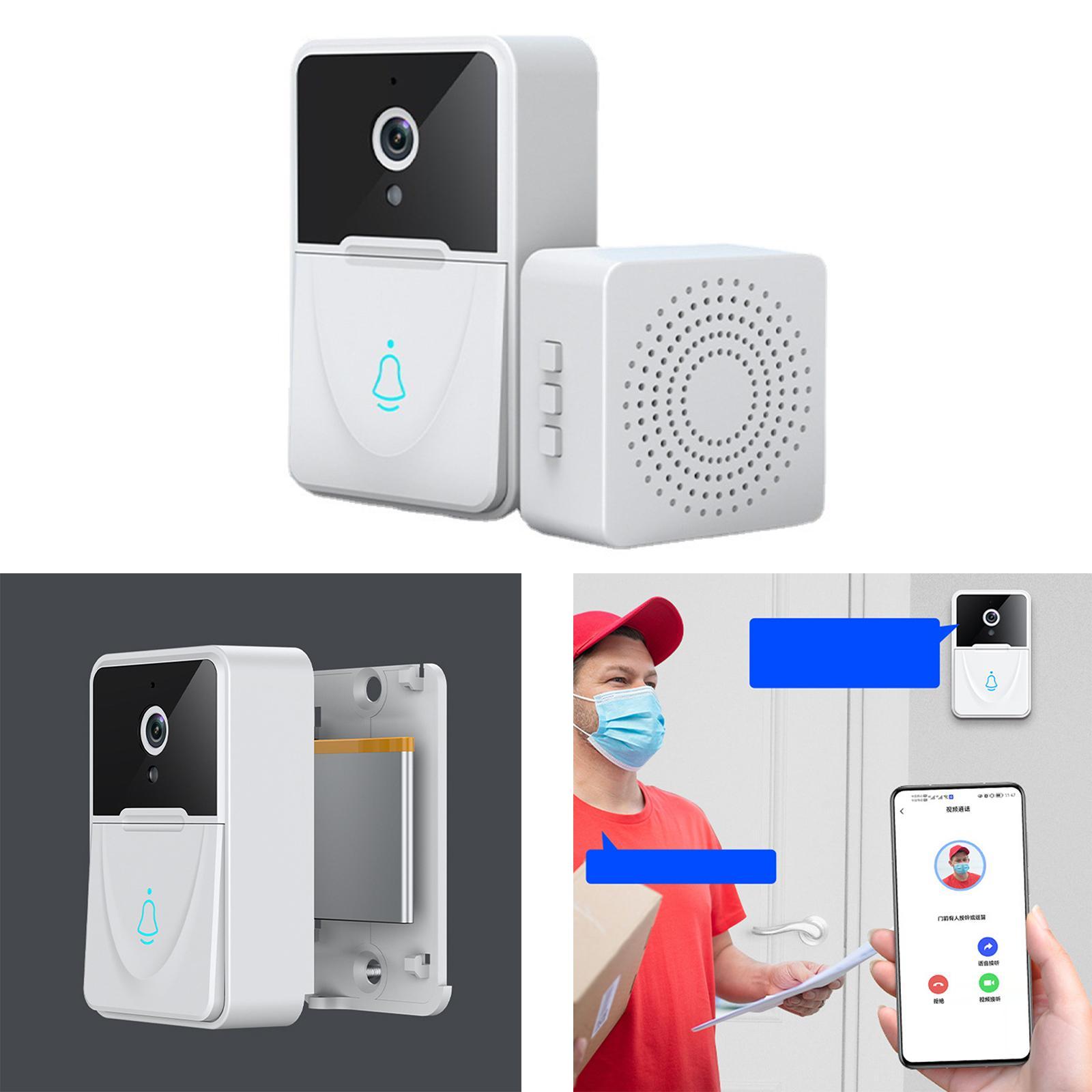 Smart Wireless Door Bell WiFi Intercom with Ding Dong Machine Home Hotels