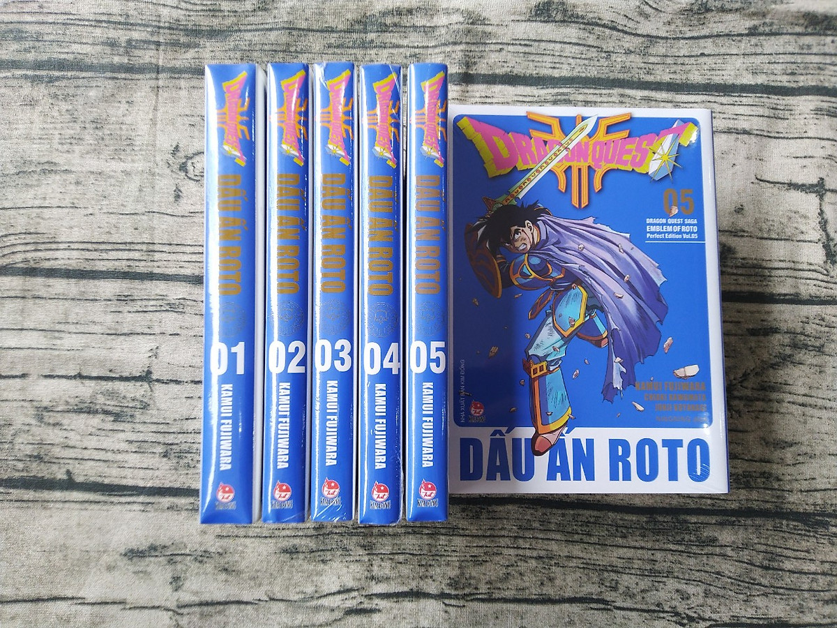 Sách - Dragon Quest - Dấu ấn Roto - Combo 5 tập từ tập 1 đến tập 5