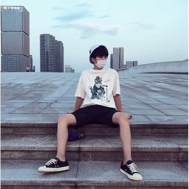 HXẢ HÀNG Áo Thun MÈO HÚT TẨU UNISEX Tay Lỡ ĐẸP Hết Nói