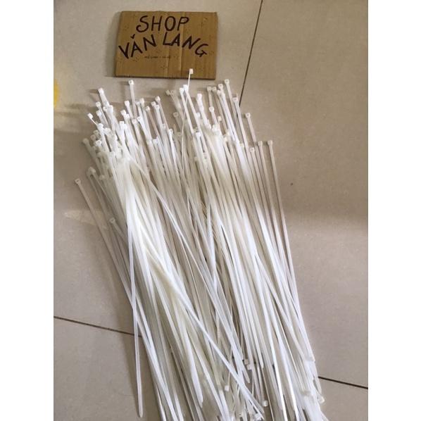 10 Sợi dây rút - dây thít trắng 40cm loại đẹp