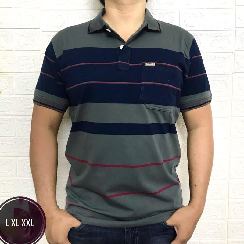 Áo Thun Nam Lớn Tuổi Có Túi️ Hàng VNXK ️Áo Thun Nam Có Túi Trung Niên