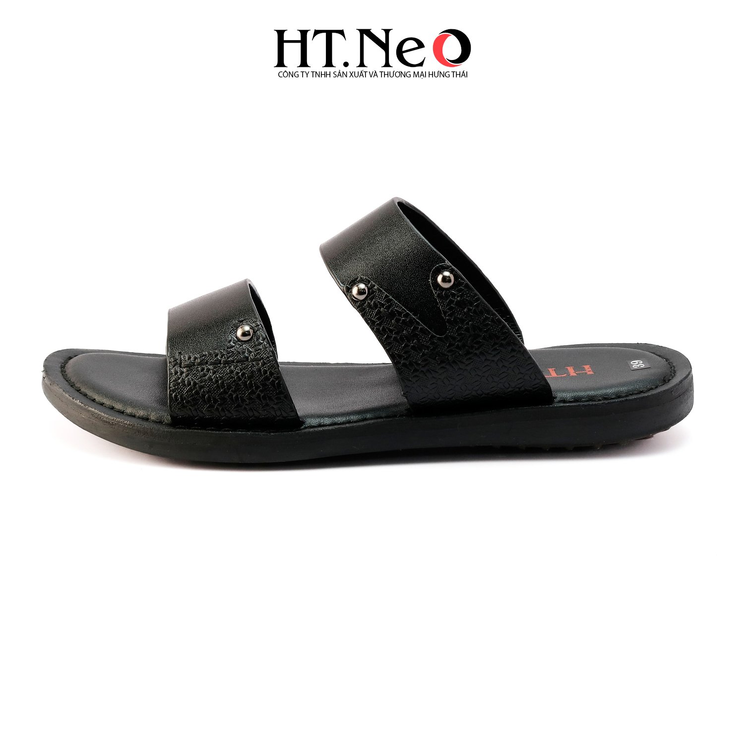 Sandal nam HT.NEO chất liệu da cao cấp, đế cao su, thiết kế trẻ trung, đi êm chân SD133