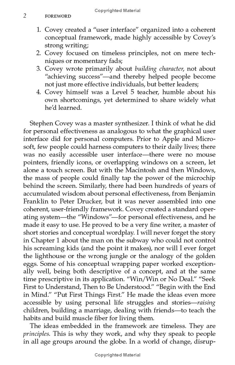 Sách ngoại văn: The 7 Habits Of Highly Effective People: 30th Anniversary Edition