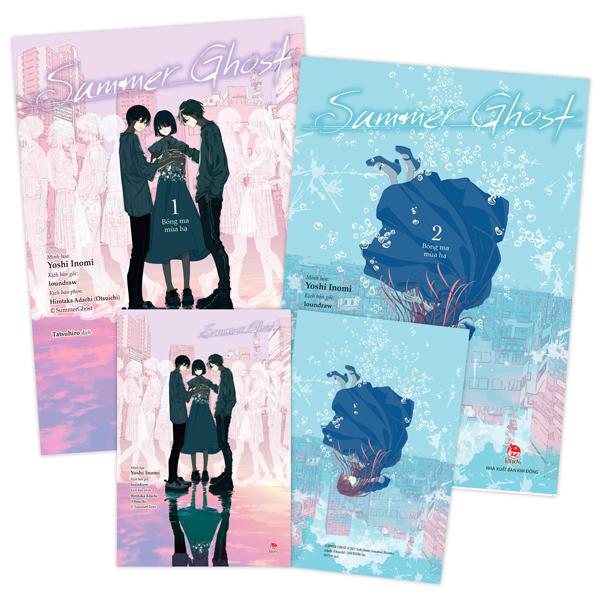 Sách - Bộ Manga - Summer Ghost - Bóng Ma Mùa Hạ - Tập 1 + Tập 2 (Bộ 2 Tập) - Tặng Kèm Postcard