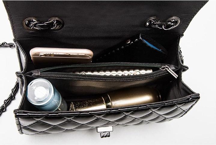 Túi xách da trần trám khoá xoay TX067 Hàng Nhập